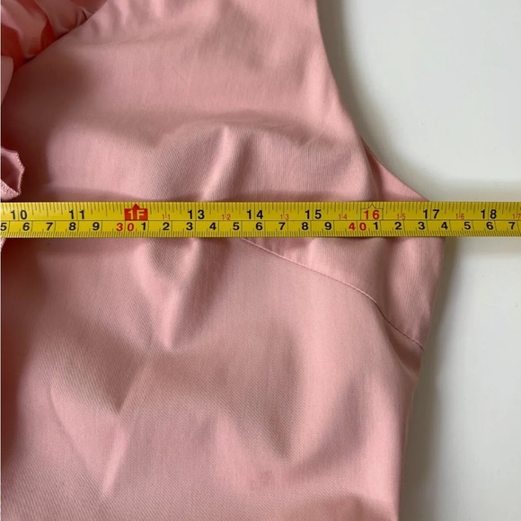 Ted Baker Dress Womens 3 Medium Pink Ruffled Prom Party Wedding Guest Occasion - Picture 6 of 11